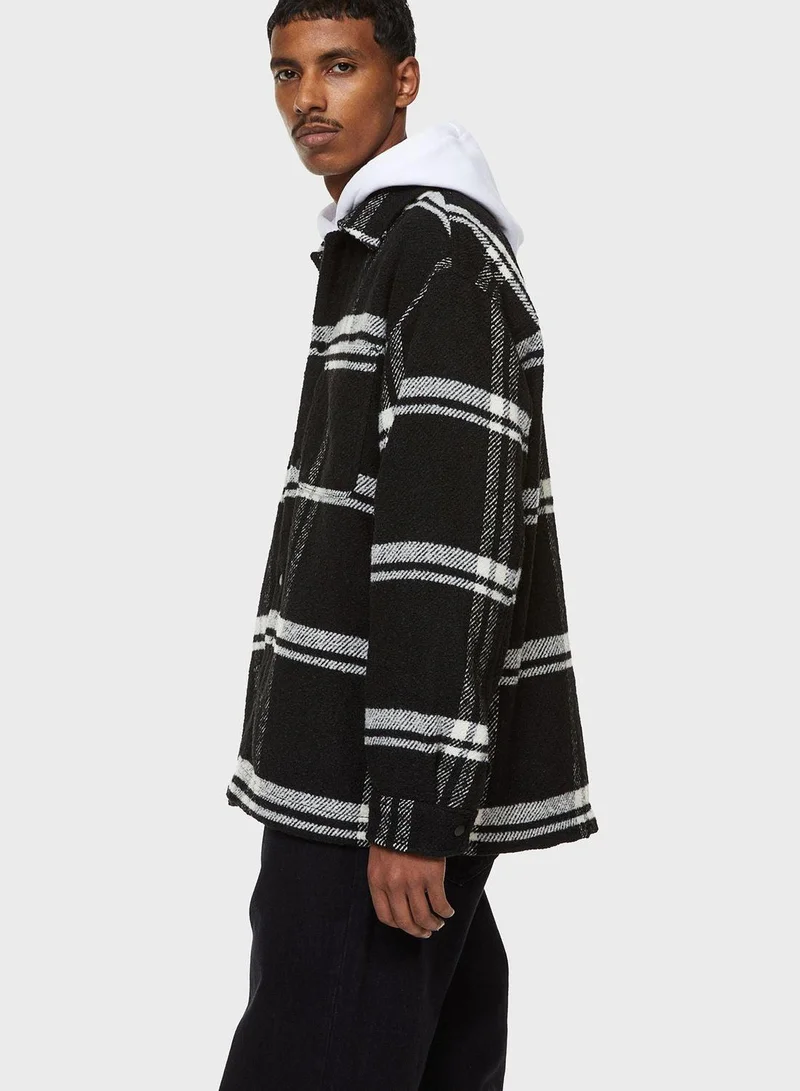 H&M Checked Relaxed Fit Shirt